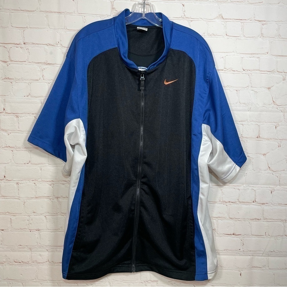 Vintage Nike Team Sports Mens Full Zip Basketball Warm Up
Mens Size Large Swoosh